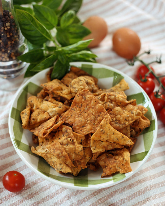 OREILLETTES · TOMATE BASILIC